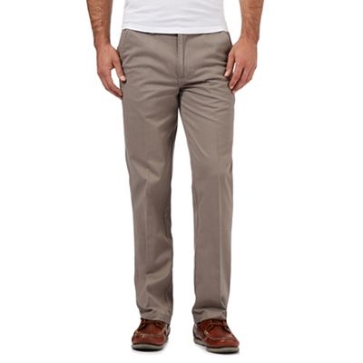 Maine New England Big and tall grey tailored chinos